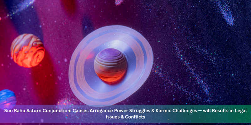 Sun Rahu Saturn Conjunction: Causes Arrogance Power Struggles & Karmic Challenges — will Results in Legal Issues & Conflicts